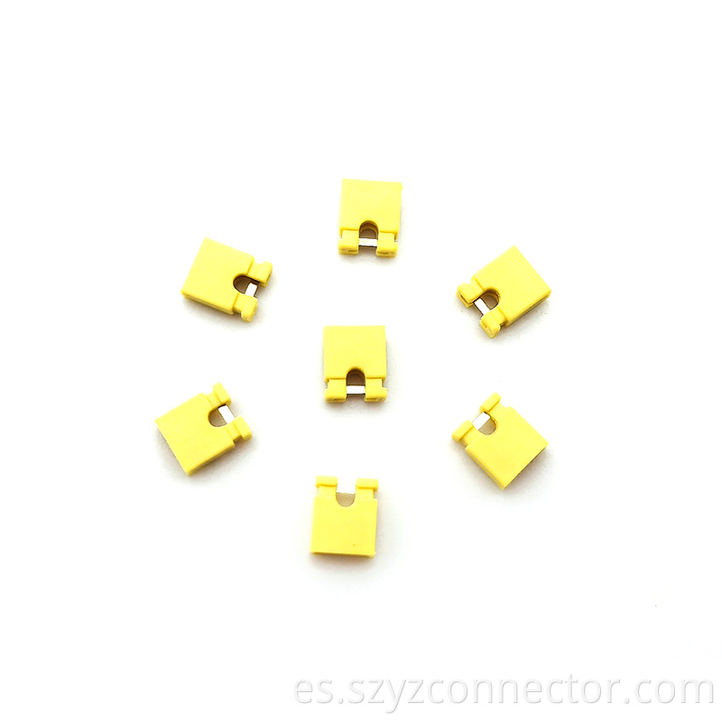 2.54 Yellow Short Circuit Cap Connector